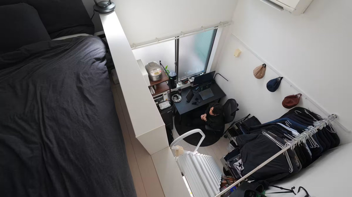 Japanese, their living spaces, even their friendships are shrinking